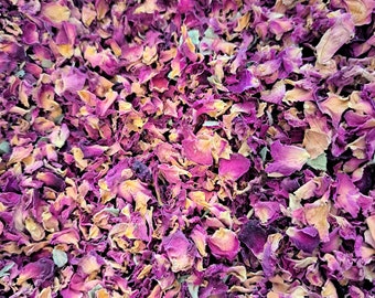 Natuurlijke confetti, rode rozenblaadjes confetti, bruiloft confetti, bloem confetti, bloemblaadje confetti, biologisch afbreekbare confetti, gedroogde bloemen