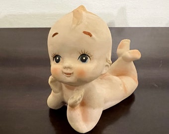 Vintage Lefton Kewpie Naked Baby Doll Figurine