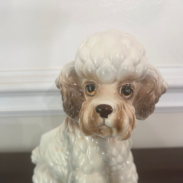 Vintage Relpo Japan 1895 Poodle Planter Vase