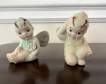 Set of Vintage Sugar Baby Fairy Figurines