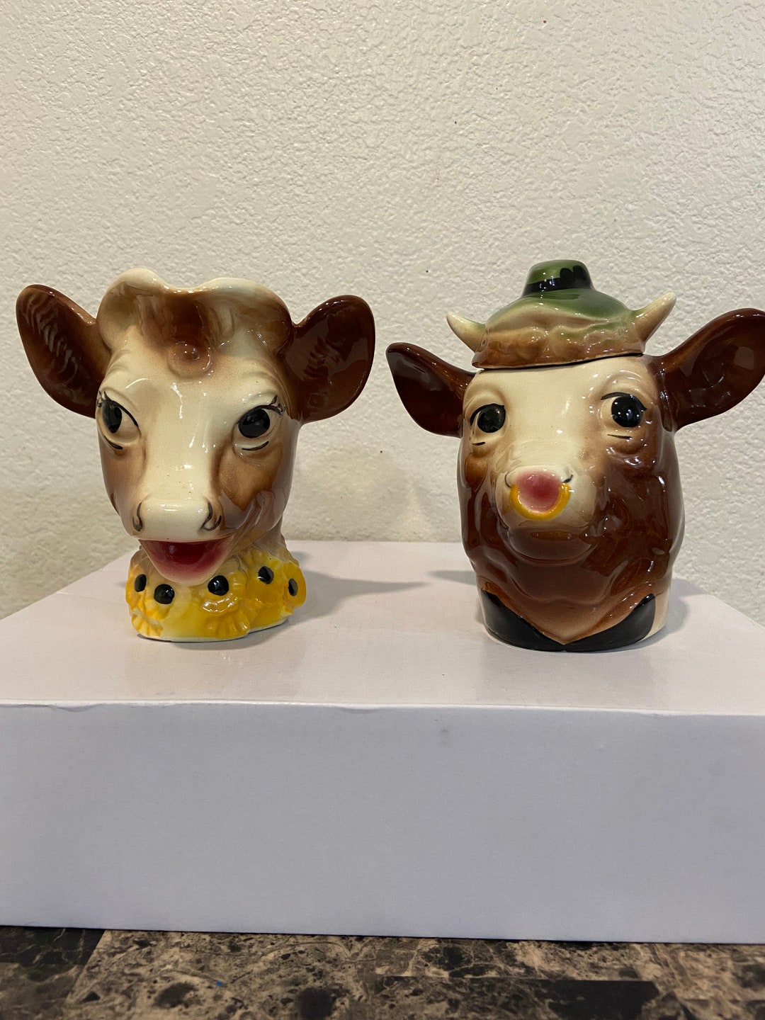 Vintage Borden Elsie the Cow and Bull elmer Sugar Etsy