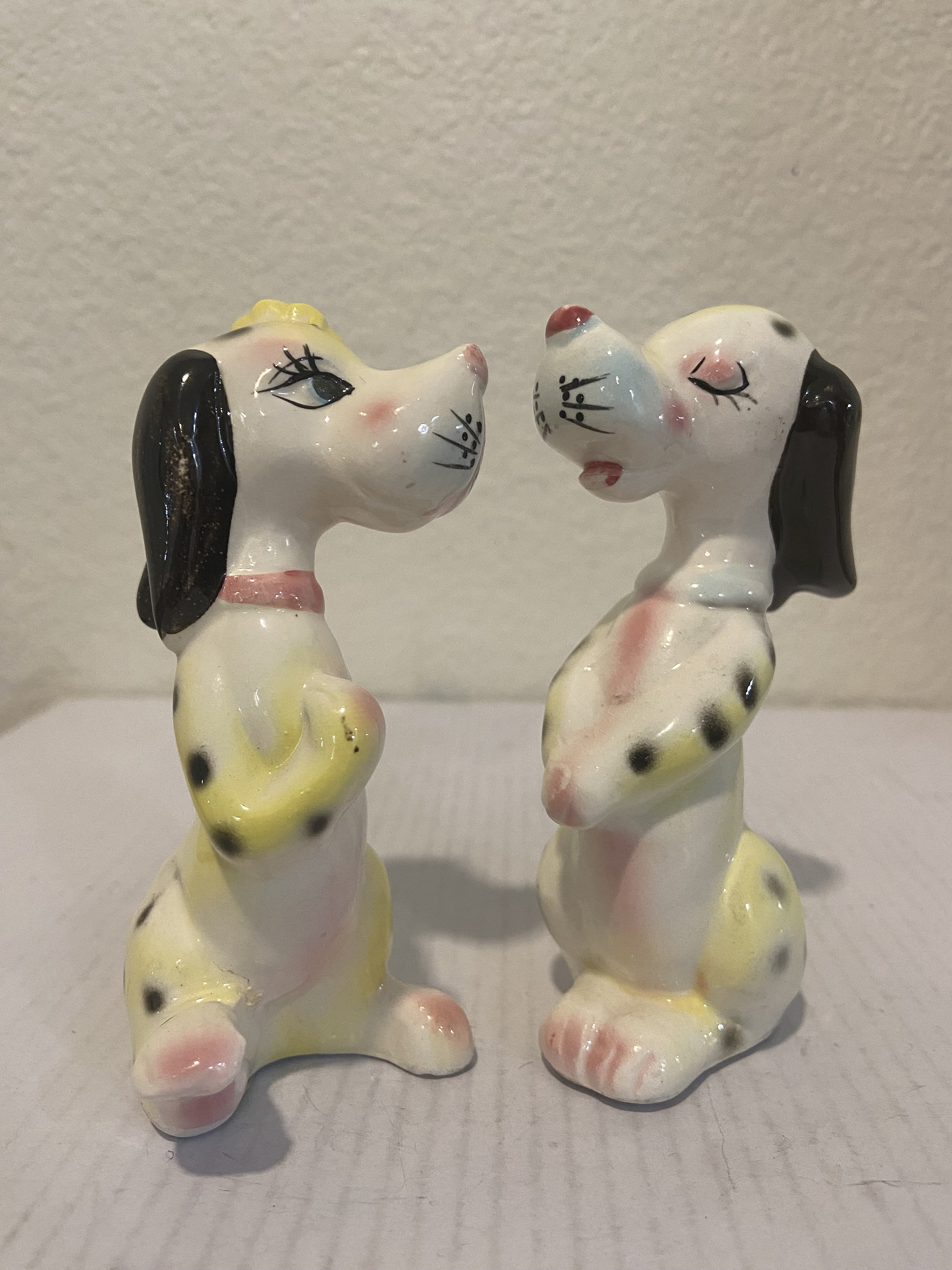 Vintage HTF Norcrest Anthropomorphic Dog Shakers