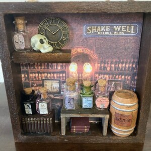 Wizard Potion Shadow Box Ornament
