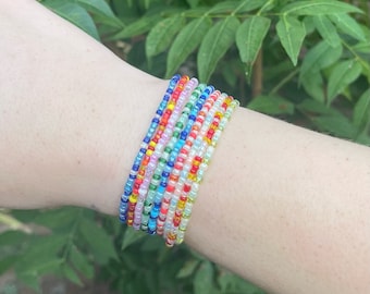 Samen benutzerdefinierte Perlen Armband, wasserdichtes Armband, Samen Perlen Armband, benutzerdefinierte Armband, Boho Armband