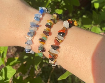 Kristall Boho Perlen Armband, Perlen Armband, Boho Armband