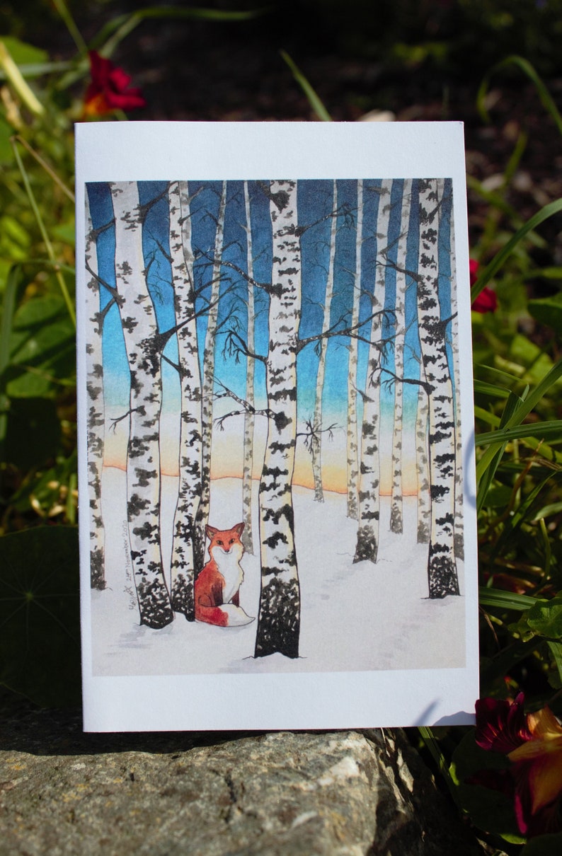 Irish Christmas Cards/Winter Greeting Cards Pack of 4 zdjęcie 5