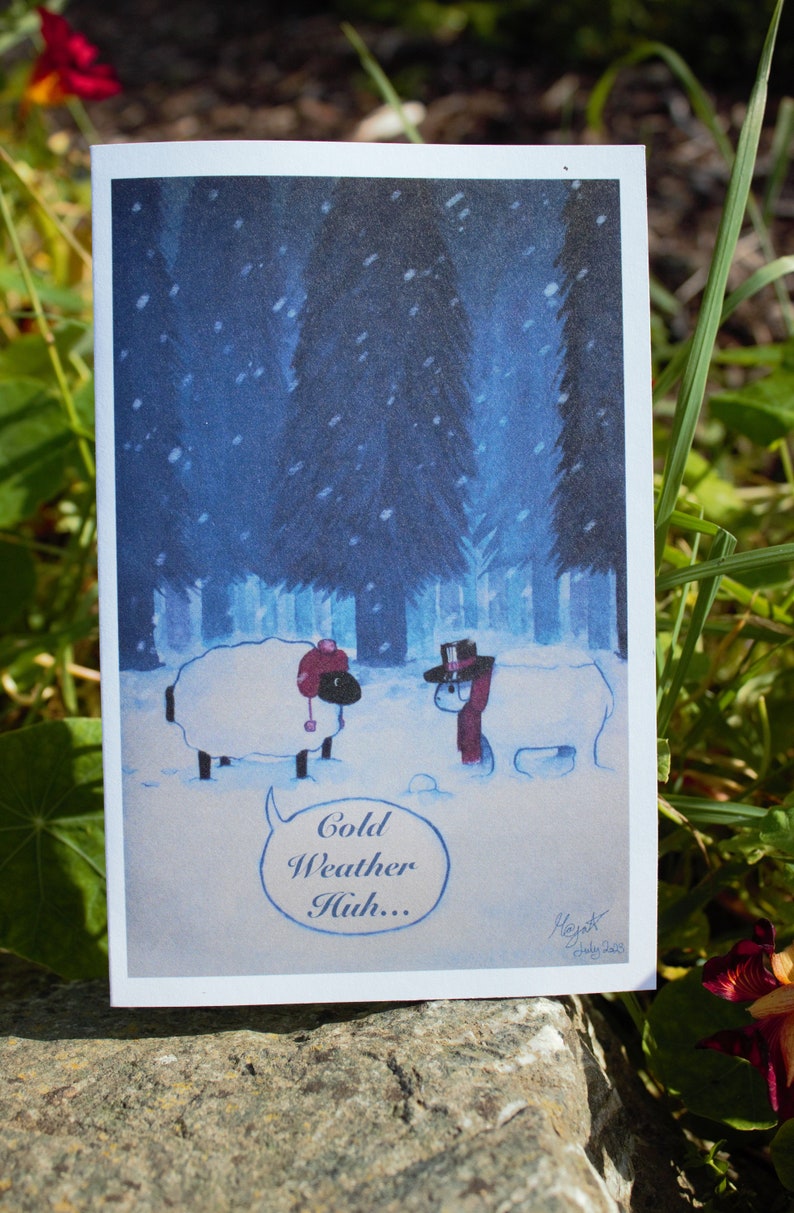 Irish Christmas Cards/Winter Greeting Cards Pack of 4 zdjęcie 8