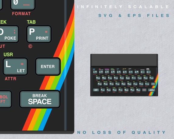 ZX Spectrum Printable Artwork | Retro Personal Computer
