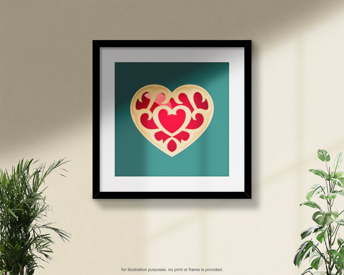 Zelda Heart Container Vector Legend of Zelda Heart Container and Stamina Vessel | Artwork Vector ...