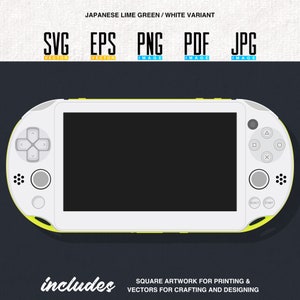 Vita Slim SVG & Printable Artwork | Video Game Handheld | Editable Vector | EPS | Transparent PNG