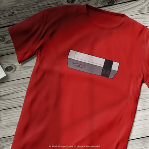 NES Printable Artwork | Retro Video Game Console | Vector | Editable ...