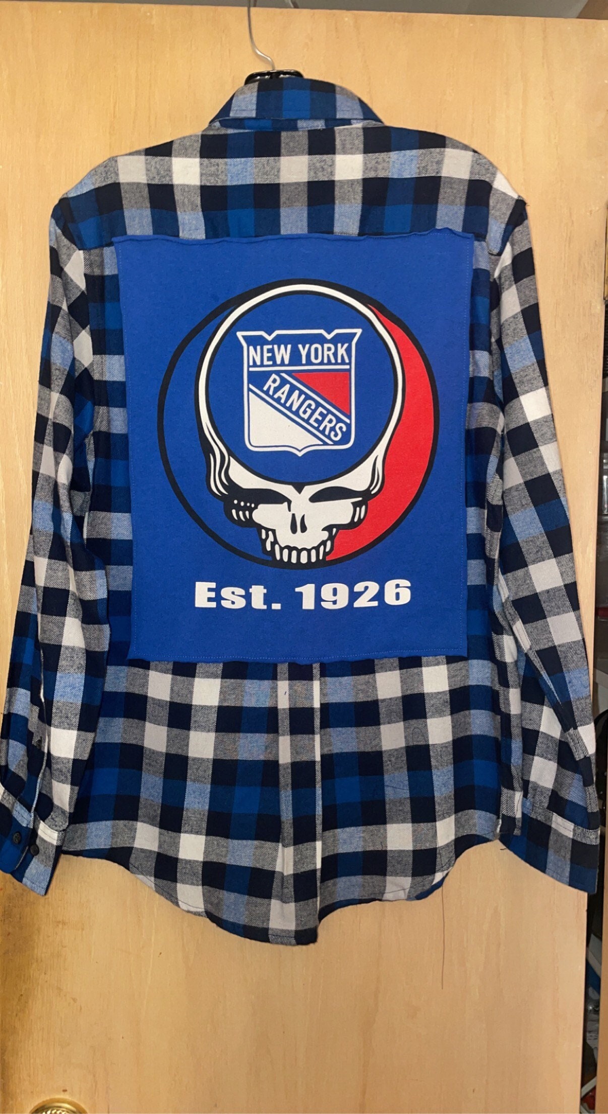 Retro New York Rangers embroidered shirt – RAD Shirts Custom Printing