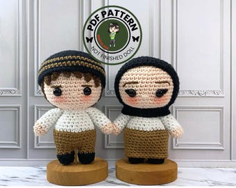 Muslim Couple Amigurumi Crochet Pattern (PDF Pattern)