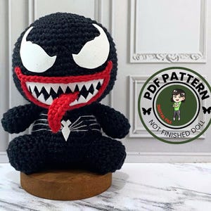 PDF PATTERN - Spider Alien Crochet Pattern - Spider Alien Amigurumi - Digital File -