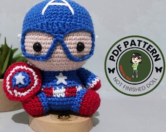 Little Captain Amigurumi Crochet Pattern (PDF Pattern)
