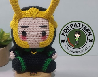 Gott der Trickster Amigurumi Häkelanleitung – Fortgeschrittene (PDF-Anleitung)