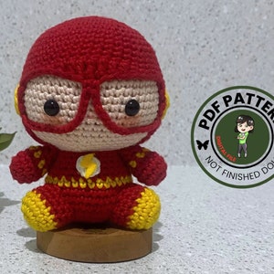 PDF Pattern - Runner Kid Hero Crochet Pattern - Runner Kid Hero Amigurumi - Digital File -
