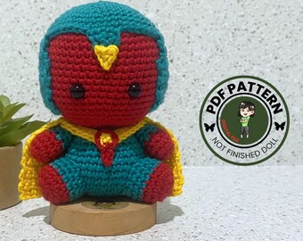 God of Mind Amigurumi Crochet Pattern (PDF Pattern)