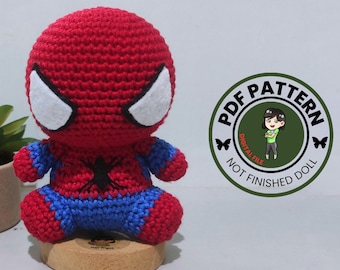 PDF PATTERN - Spider Kid Crochet Pattern - Spider Kid Amigurumi - Digital File -