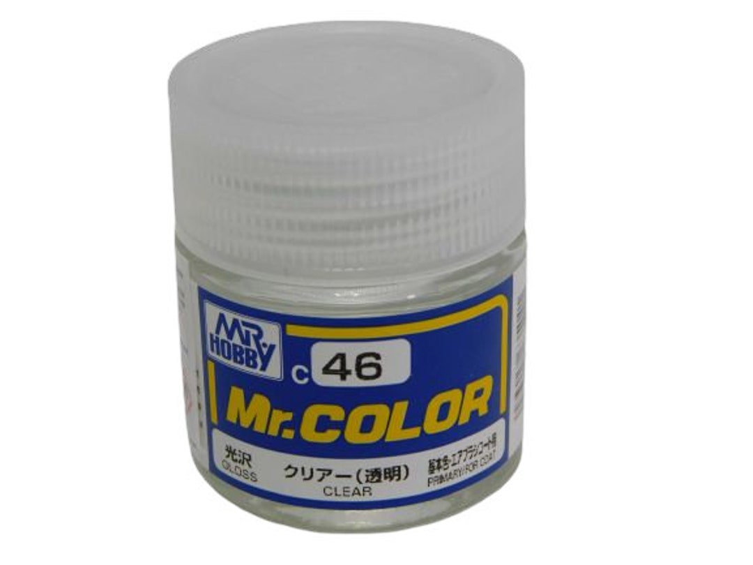 C46 Clear Gloss Coat Primary GSI Creos Mr Hobby Color Lacquer Paint