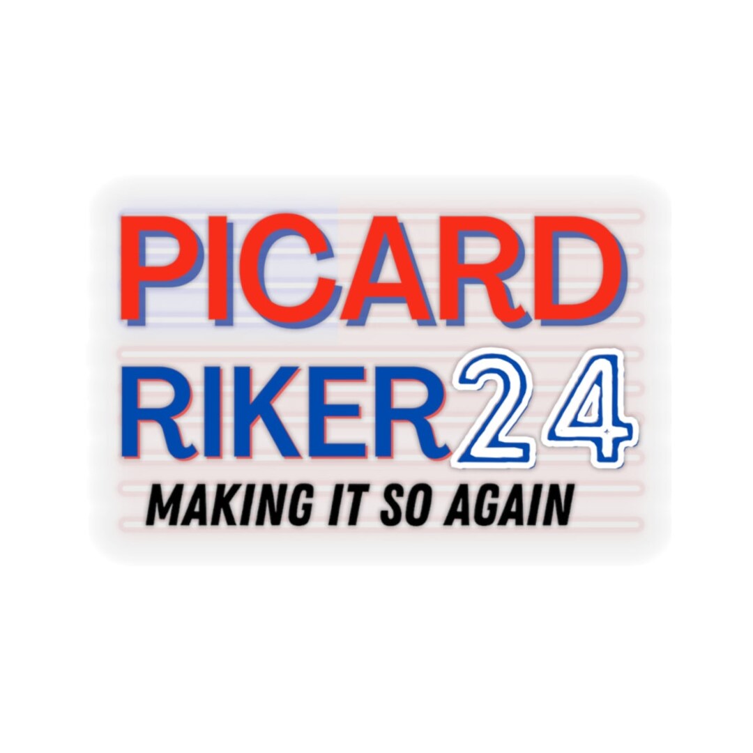 Picard Riker 24 Kiss-cut Stickers - Etsy