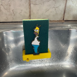 Sponge Holder &quot;Homer Simpson backs Into the Bushes&quot; Meme