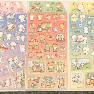 Nekoni Stickers Comics Collection / Free Shipping