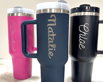 Personalized 40oz Tumbler | Insulated Engraved Cup | Custom Name | Gifts for Her |  Custom logo cup| custom swag | personalized gift mug