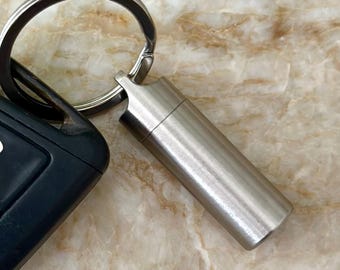 Stainless Steel LDS Oil Vial | Personalized Priesthood Gift