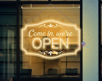 Open Sign With Remote We Are Open Sign Open Neon Sign Open LED Light Open Closed Sign Open Shop Sign Vintage Open Sign For Storefront