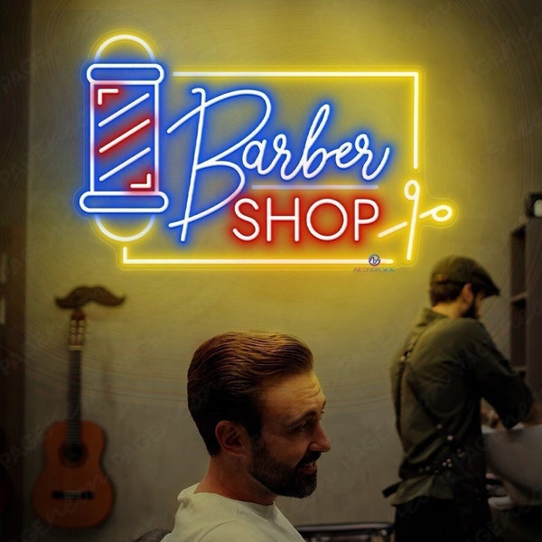 Barber Shop Neon Sign Barber Led Sign Custom Barber Sign Personalized Salon Sign Decor For Barber Shop Hair Sign Barbershop Licht Schild