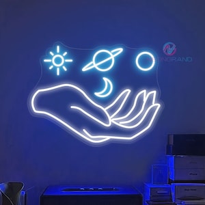 Neon sale light planet