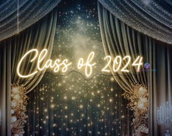 Class Of 2024 Sign Graduation Party Neon Sign Custom Graduation Decor Graduation Gifts Congrats You Did It Sign Congrats Grad Sign 2024