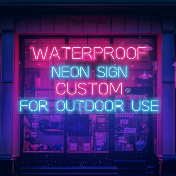 Outdoor Neon Sign Custom Large Neon Sign Waterproof Neon LED Light Néon Personnalisable Outdoor LED Light Personalized Neon Sign