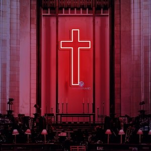 Cross Neon Sign LED Cross Sign Light Neon Cross Light Red Neon Cross Sign Jesus Neon Sign Red Cross Led Jesus Save Sign Faith Neon Sign