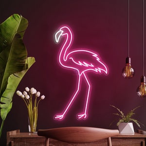 Valentines Gift Flamingo Neon Sign Flamingo Neon Light Flamingo
