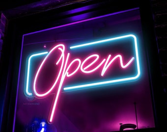 Neon Open Sign, Open Sign Led, Open Outdoor Sign For Business, Open Sign Led Lights, We Are Open Sign, Custom Outdoor Open Neon Sign