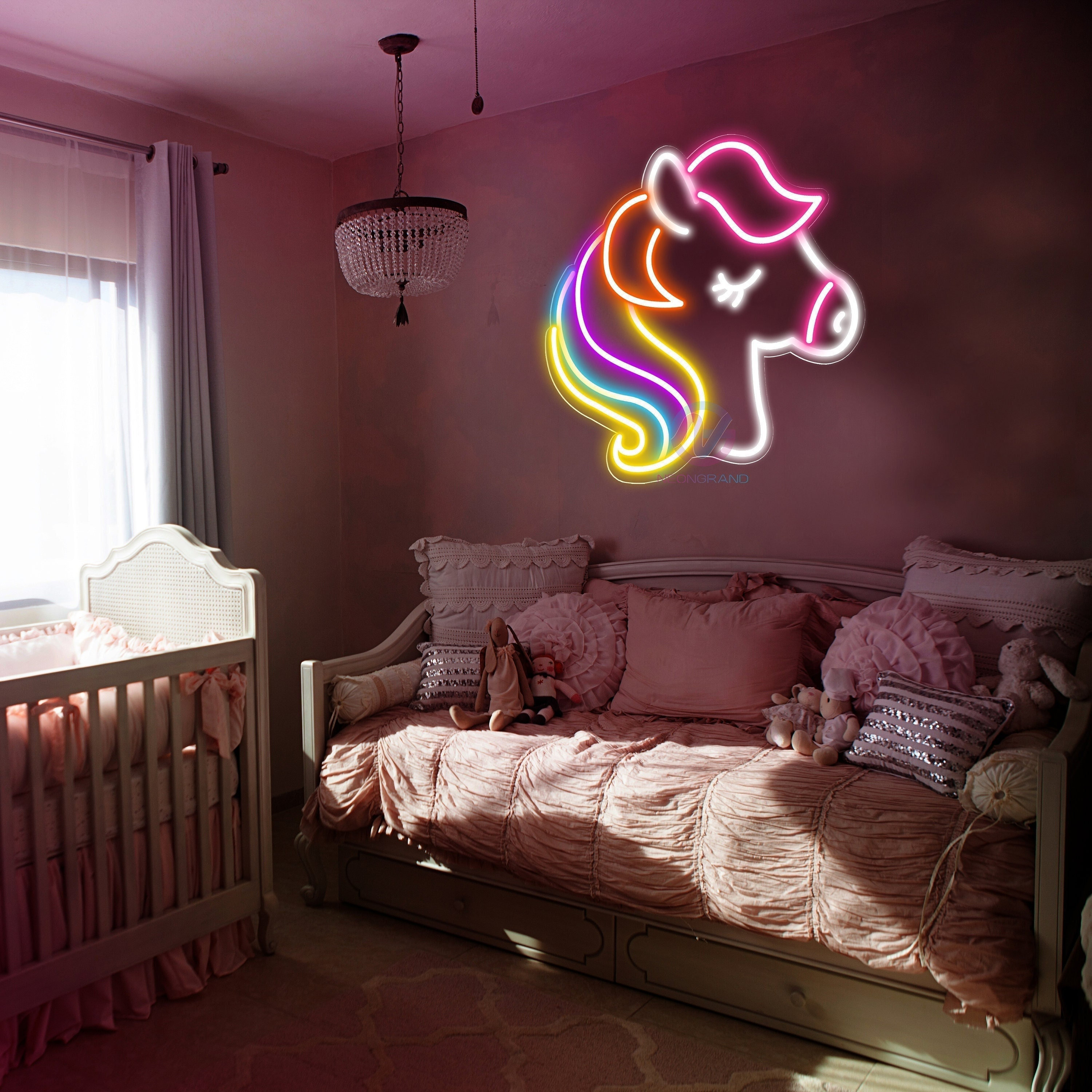 Luz led neón  Pinterest room decor, Room makeover bedroom