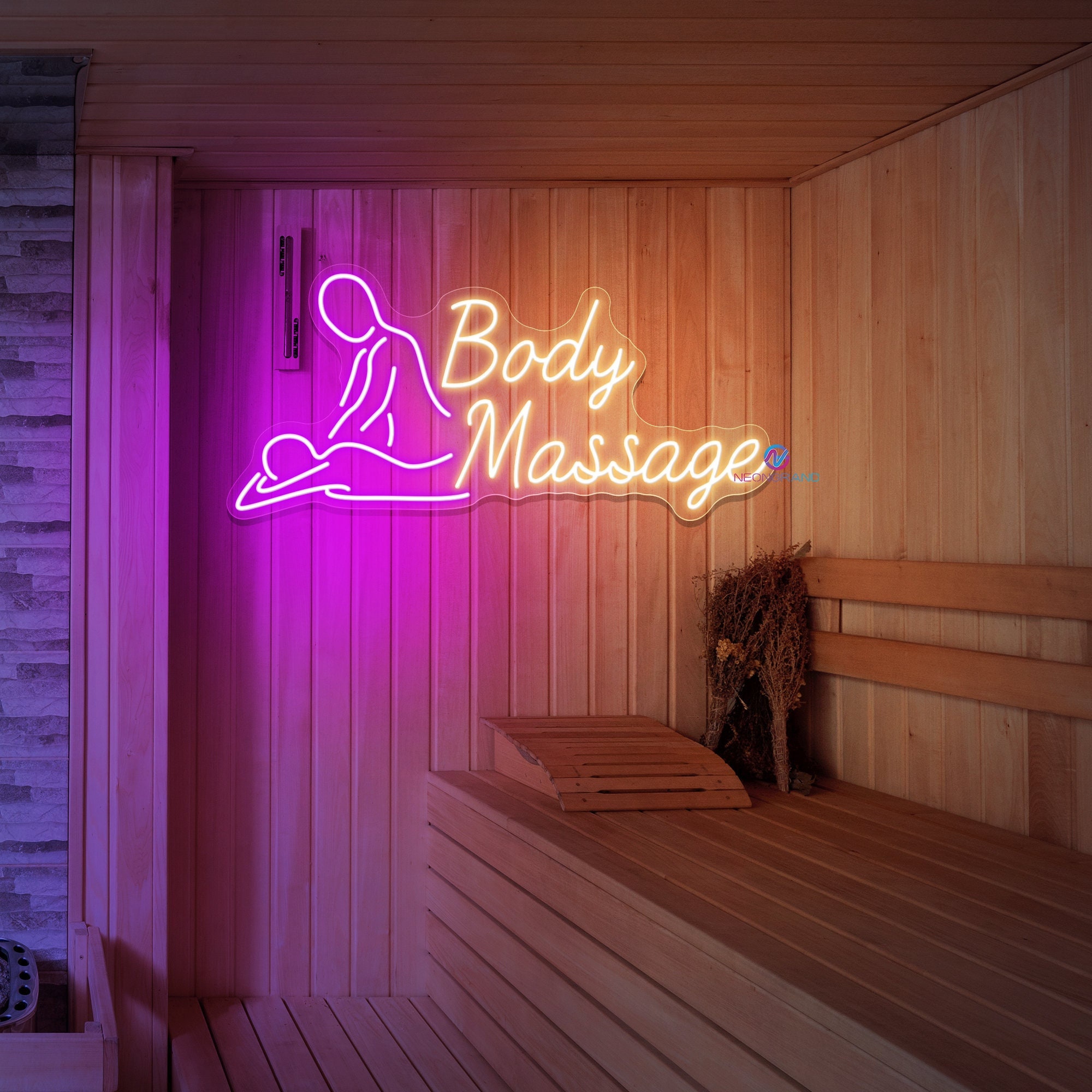 24x16 Inch Neon Light Open Massage LED Neon Sign - 24x16 Inch White ...