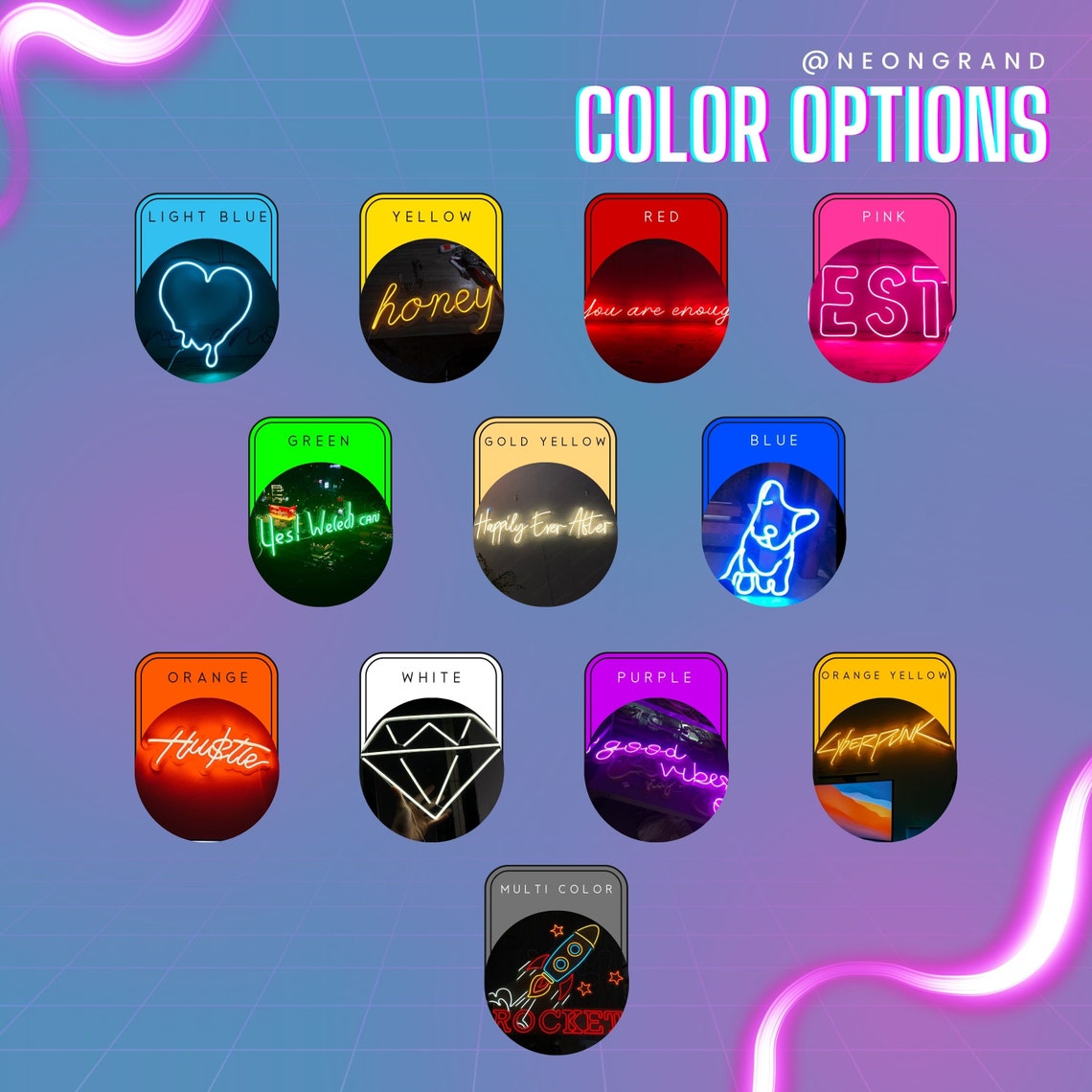 Custom Zodiac Led Neon Wall Decor Light Sign Handmade Zodiac Etsy