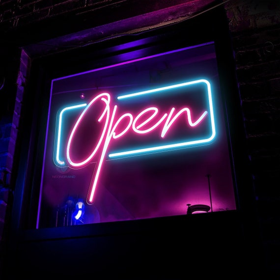 Neon Open Sign, Open Sign Led, Open Outdoor Sign For Business
