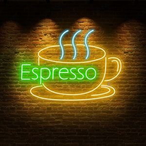 Coffee Neon Sign, Custom Neon Sign Coffee Shop, Coffee Cup Neon Sign, Coffee Bar LED Sign, Cafe Neon Sign, Coffee Shop Custom Neon Sign