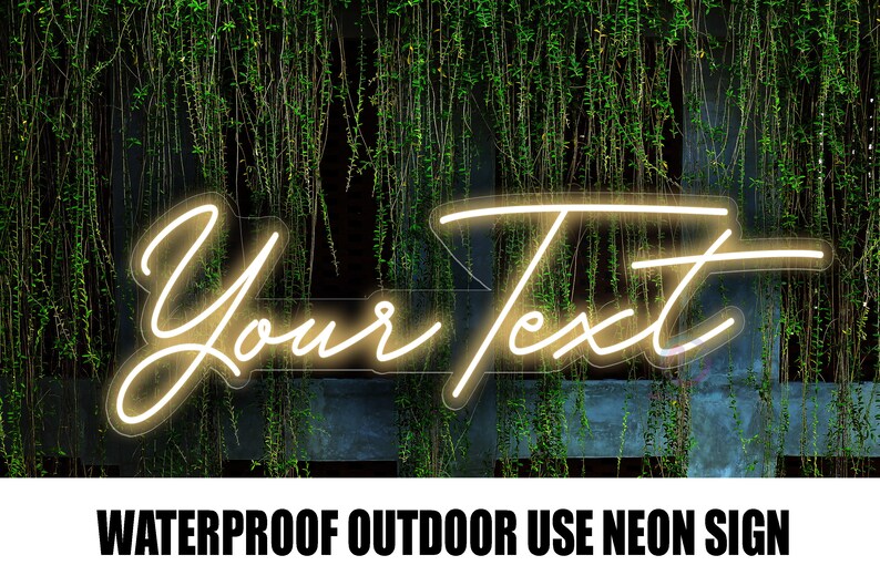 Waterproof Neon Sign Led Sign Outdoor Led Outdoor Signs for Etsy