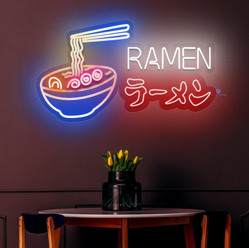 Ramen Neon Sign Custom Ramen Led Sign Restaurant Neon Sign - Etsy