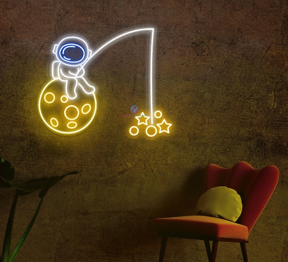 Space top neon light