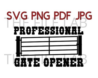 Professional Gate Opener svg, png, pdf, jpg