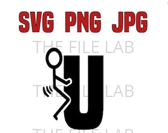 FUCK YOU stick man svg png jpg