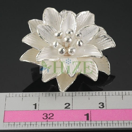 HIZE SF162 Thai Karen Hill Tribe Silver Tribal Marigold White