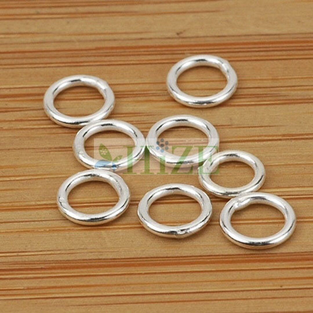 HIZE FD001 925 ファインスターリングシルバー ジャンプリング リンク