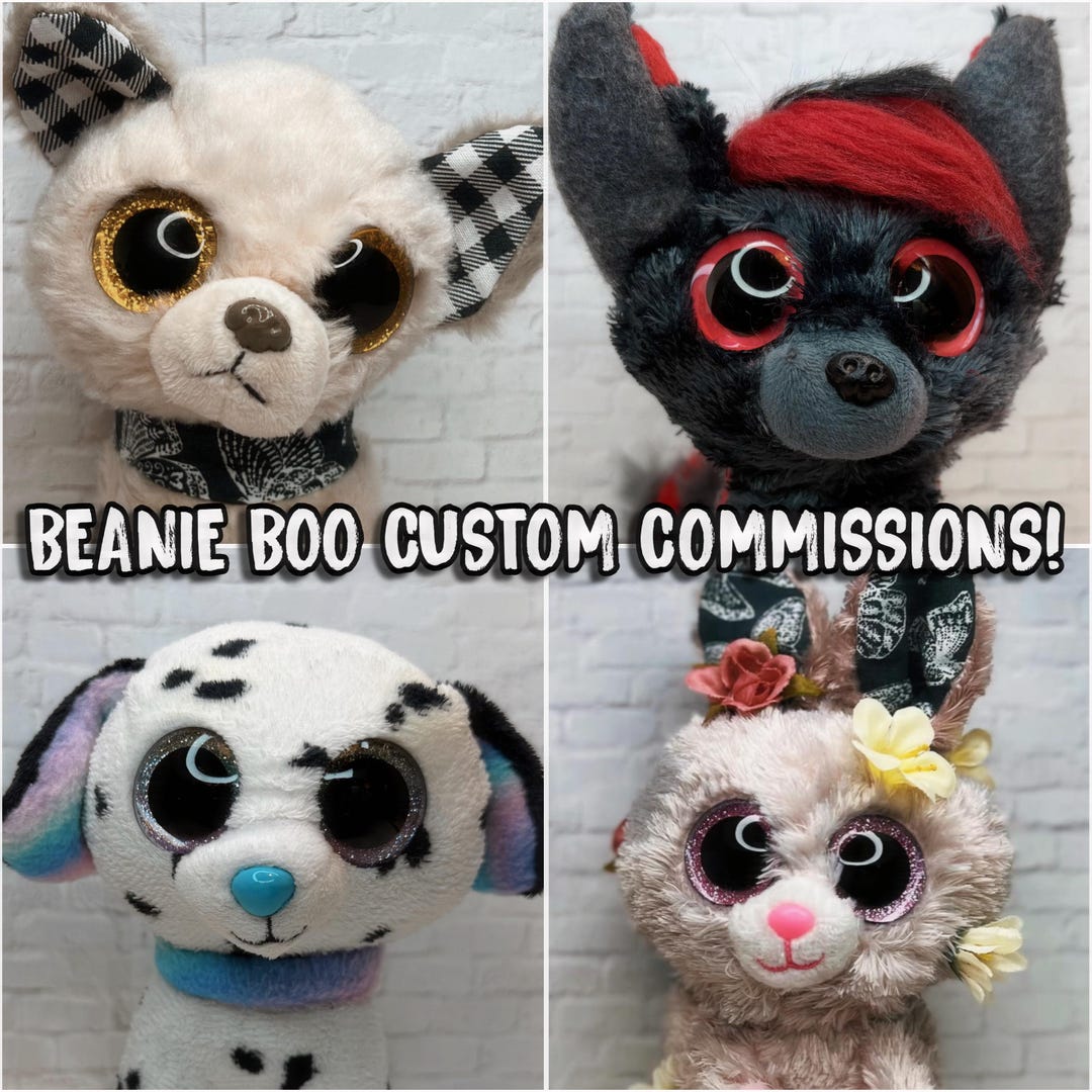 Boo Custom Beanie Boo Custom Commissions *READ DESCRIPTION Before Ordering!* - Etsy